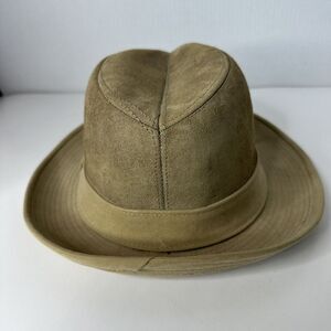 Vintage Stetson Trilby‎ Fedora Hat IOB Royal Suede Bowler hat RARE 1960s Size 1